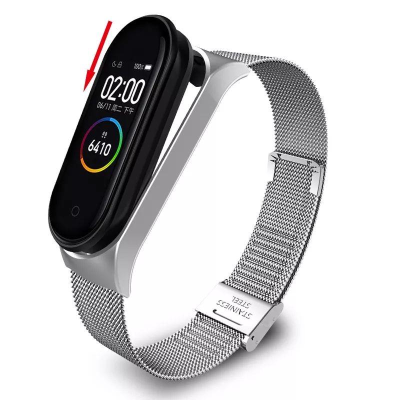 Miband 7 - Dây đeo kim loại thép lưới Xiaomi Mi band 7