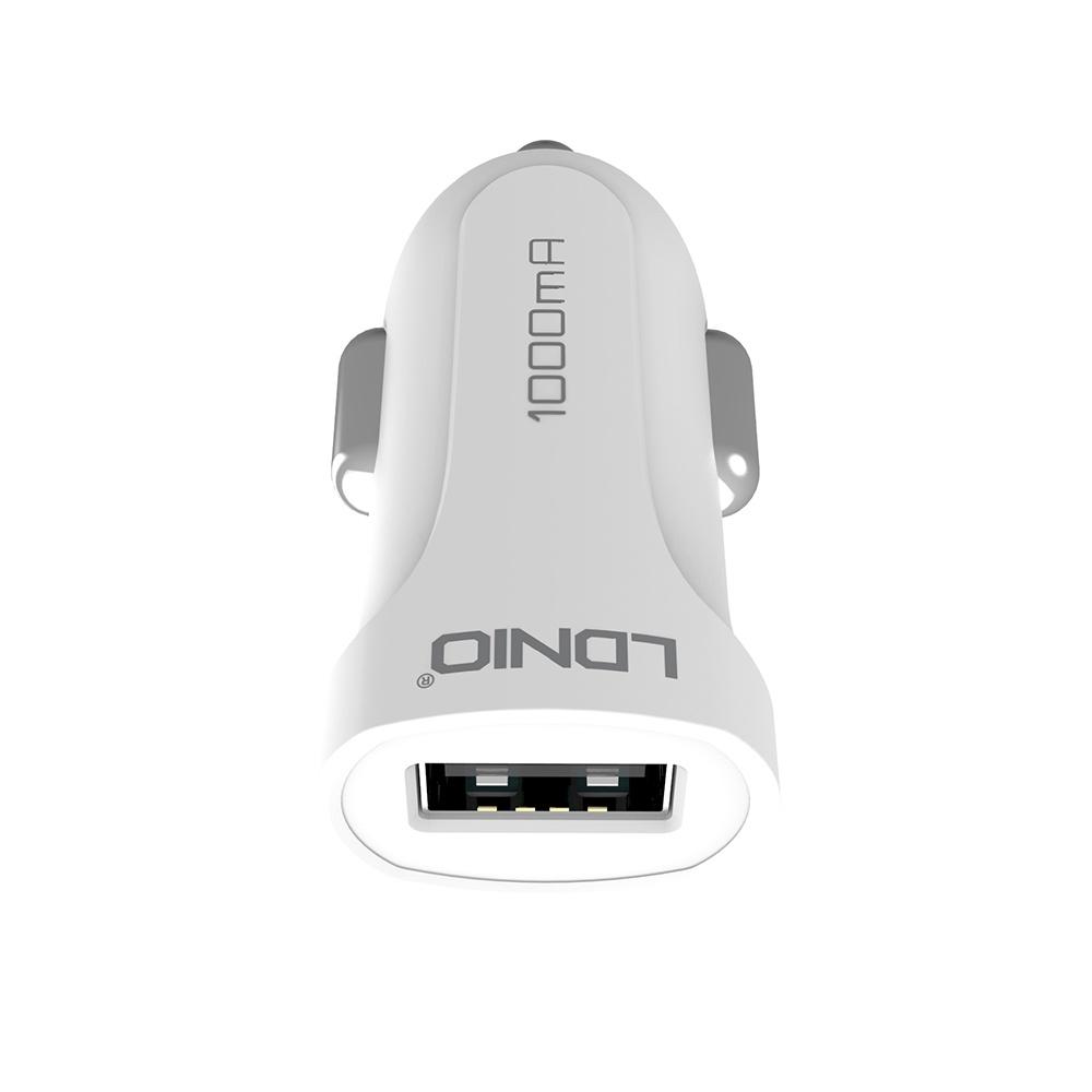 Tẩu sạc nhanh ô tô LDNIO 12w 1 cổng USB, tẩu sạc ô tô nhỏ gọn, hàng chính hãng - Thành Công Mobile