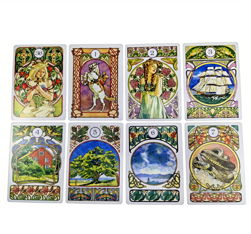 Bộ bài Art Nouveau Lenormand Oracle V17 new