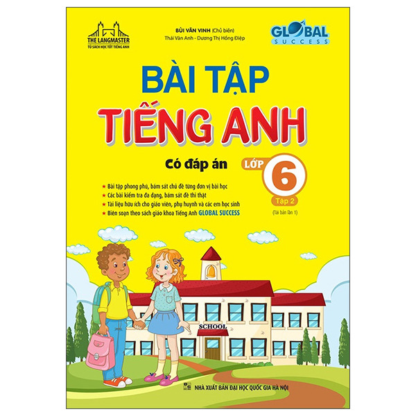 GLOBAL SUCCESS - Bài tập tiếng Anh lớp 6 Tập 2 (Có đáp án) - Tái bản lần 1