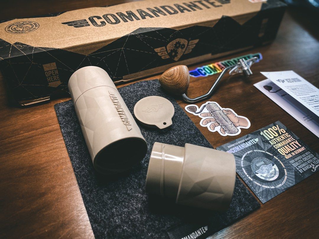 Cối Xay Cà Phê Comandante grinder X25 Trailmaster Nitro Blade Dune - Made in Germany - [Hàng chính hãng-BH 1 năm]