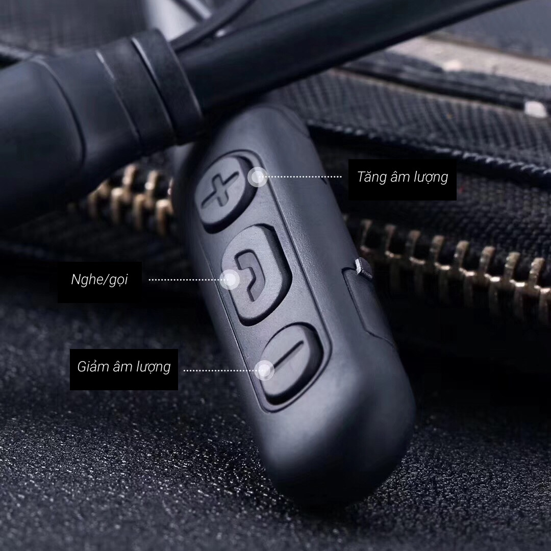 Tai nghe nam châm thể thao E35 Pin cực khủng (Nghe nhạc 15 tiếng), Âm BASS cực hay, Công nghệ bluetooth 5.0 mới nhất, Thiết kế tai nghe quàng cổ thể thao (Chạy bộ, tập Gym) - Hàng chính hãng