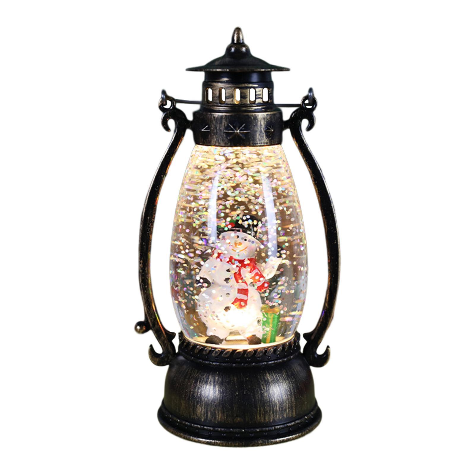 Christmas Lighted Lantern Children Gift Holidays Decorative Party Home Decor