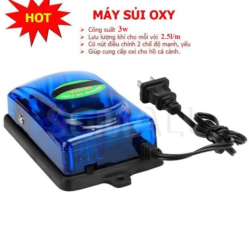 Máy sục khí oxy 1 vòi - Loại tốt nhất dành cho Hồ Cá Cảnh