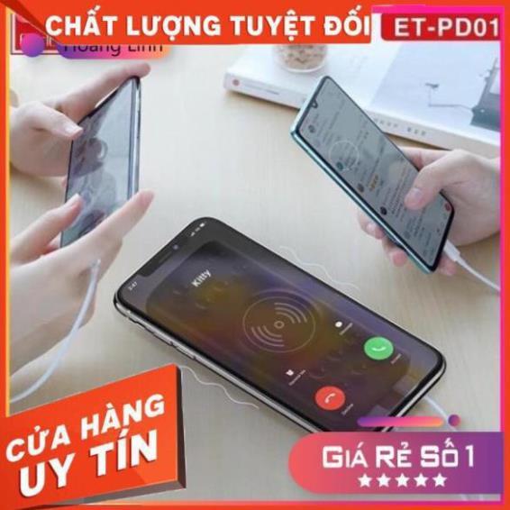 Sạc Dự Phòng Kèm Sạc Không Dây Earldom PD-01 Chuẩn Sạc Nhanh