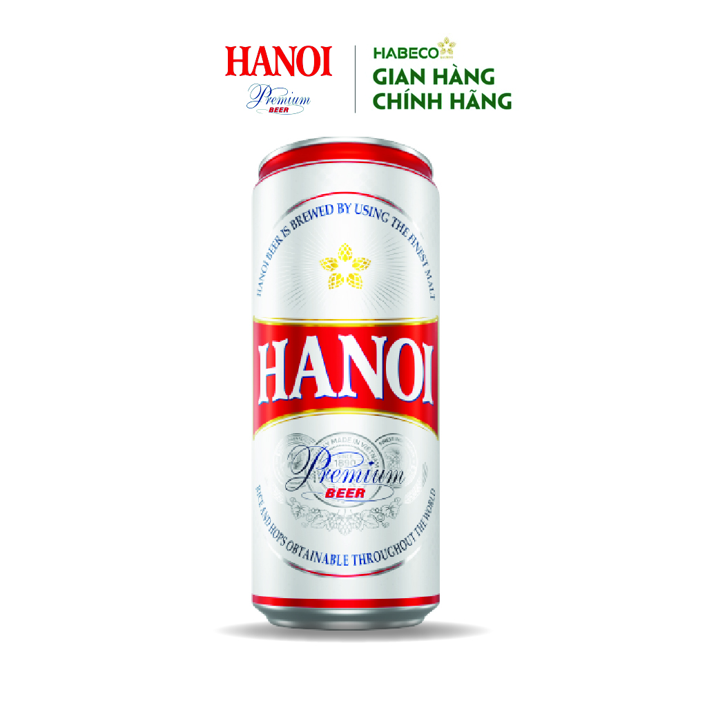 Lốc 6 lon Bia Hanoi Premium (330ml/lon)