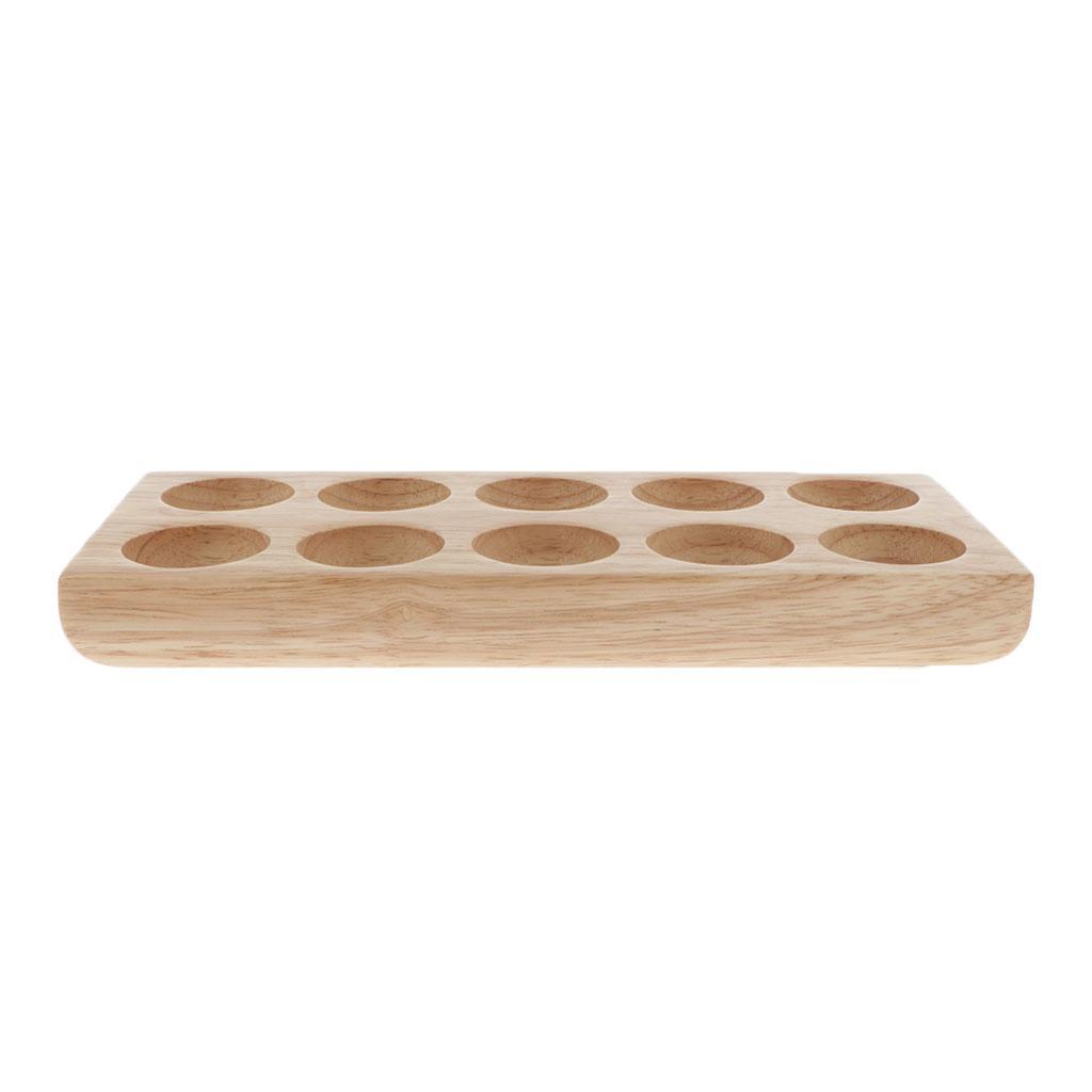 Natural Wood Display Rack 10x Display Rack Bottles