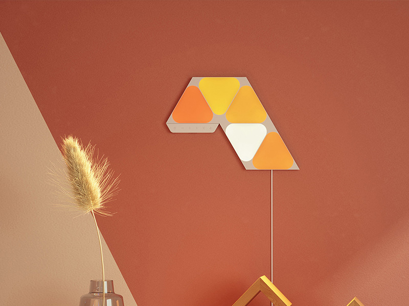 Đèn thông minh Nanoleaf Shapes Mini Triangles - Smarter Kit (5 miếng)