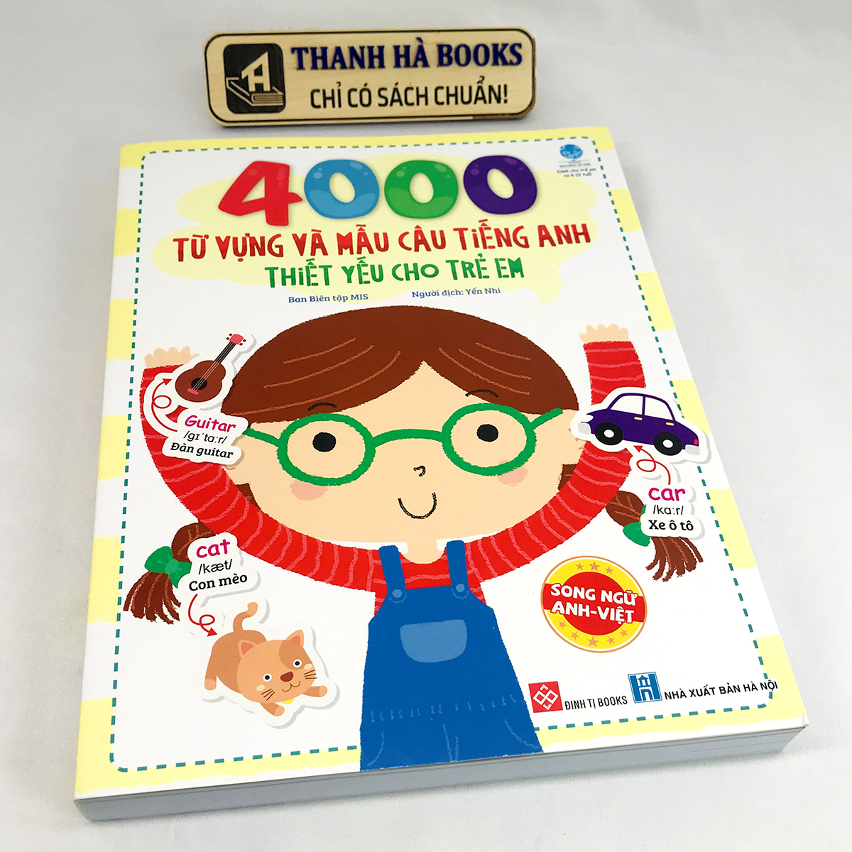 Sách 4000 Từ Vựng Và Mẫu Câu Tiếng Anh Thiết Yếu Cho Trẻ Em (Song ngữ Anh-Việt cho bé từ 4-12 tuổi) - Thanh Hà Books