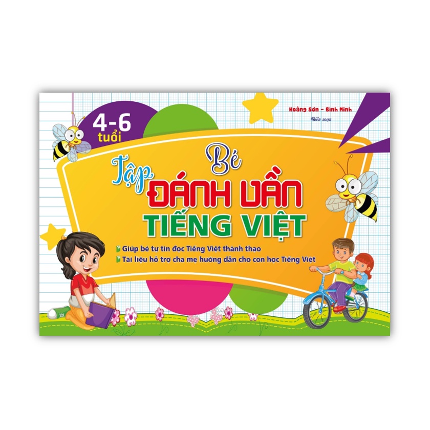Sách - Bé tập đánh vần tiếng việt 4 - 6 tuổi