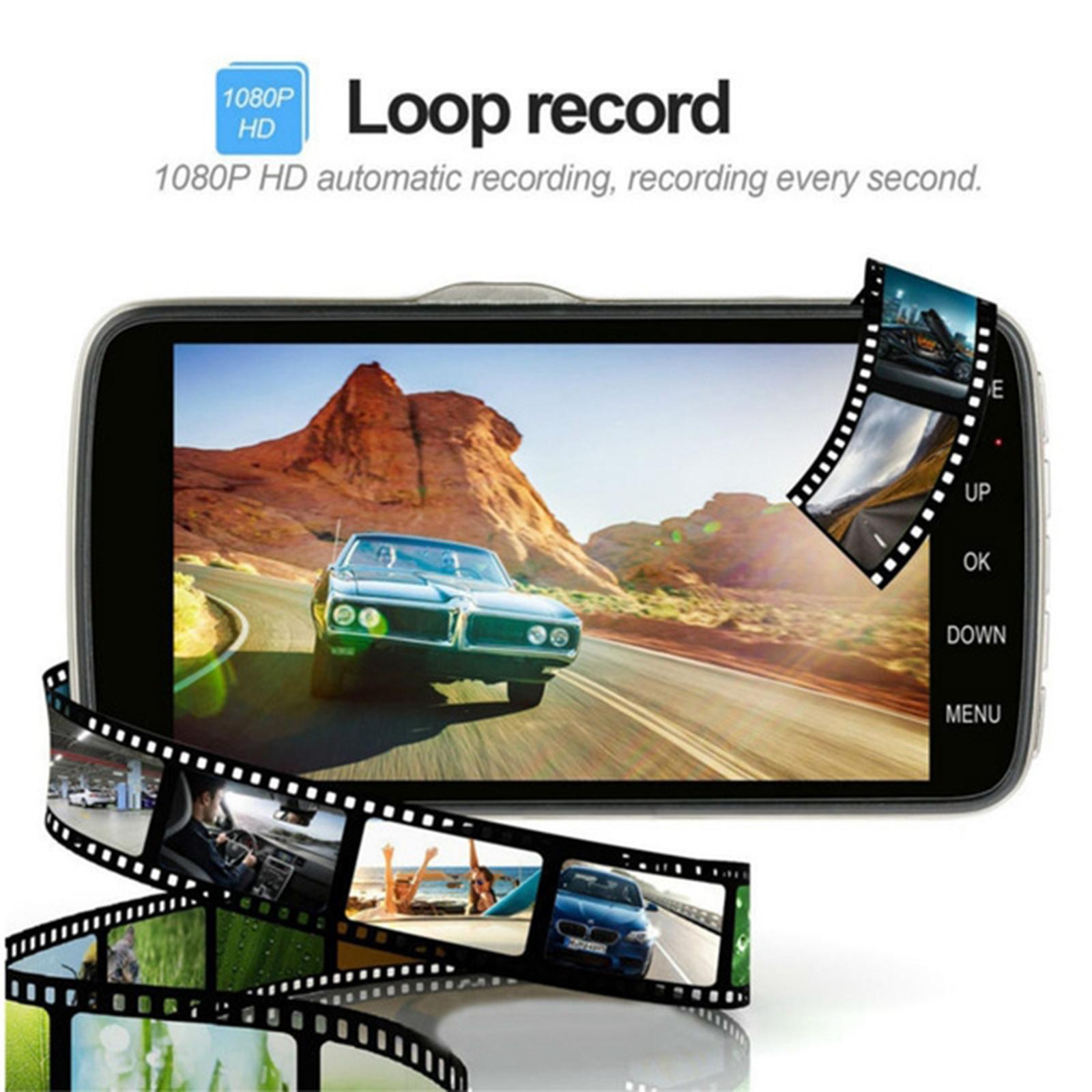 4'' Display 1080P Cam Video Recycling View Loop Recording