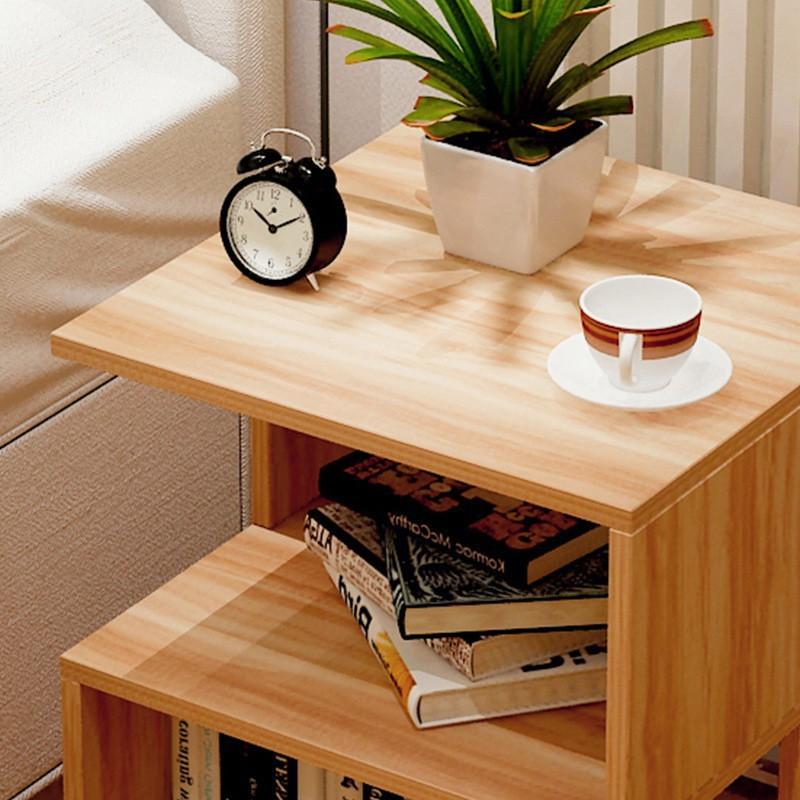 Tủ đầu giường chữ Z độc đáo, kệ đầu giường không vỏ trang trí phòng ngủ chất liệu gỗ công nghiệp phủ melamin bóng