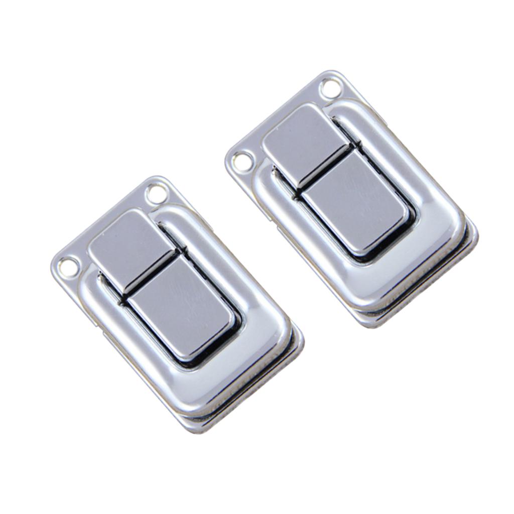 4xWooden Tool Jewelry Box Latch Catch Lock Boxes Hardware Accessories 2