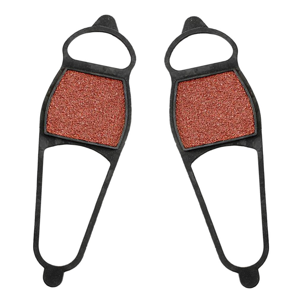 2 Pcs Ice Snow Non-Slip Spikes Shoes Boots Grippers Crampon Walk Cleats