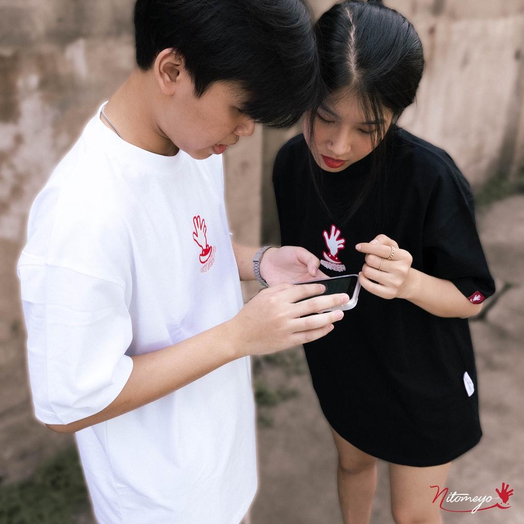 Áo Thun Oversize NITOMEYO Basic Tee Màu Trắng