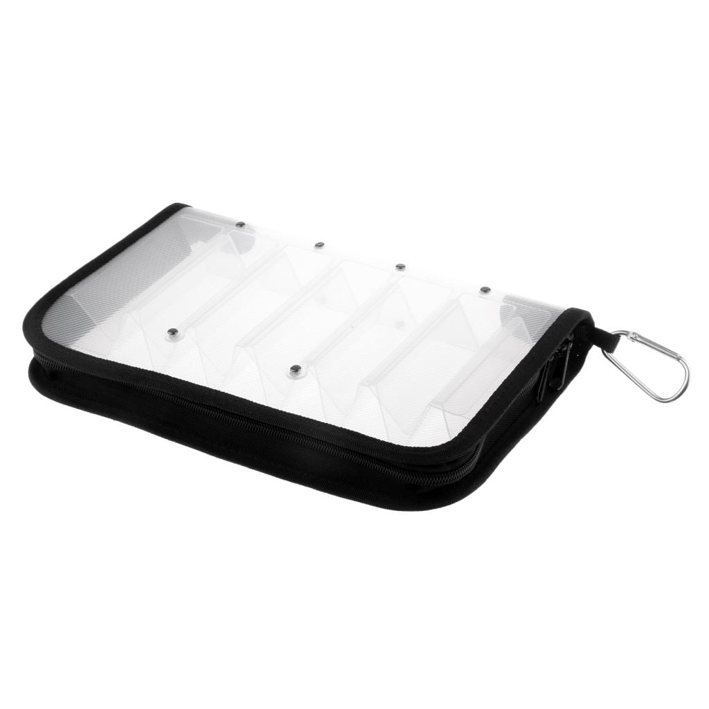 Squid Jig Lure Zipped Bag Case Pouch Both Side Storage Tackle Bag