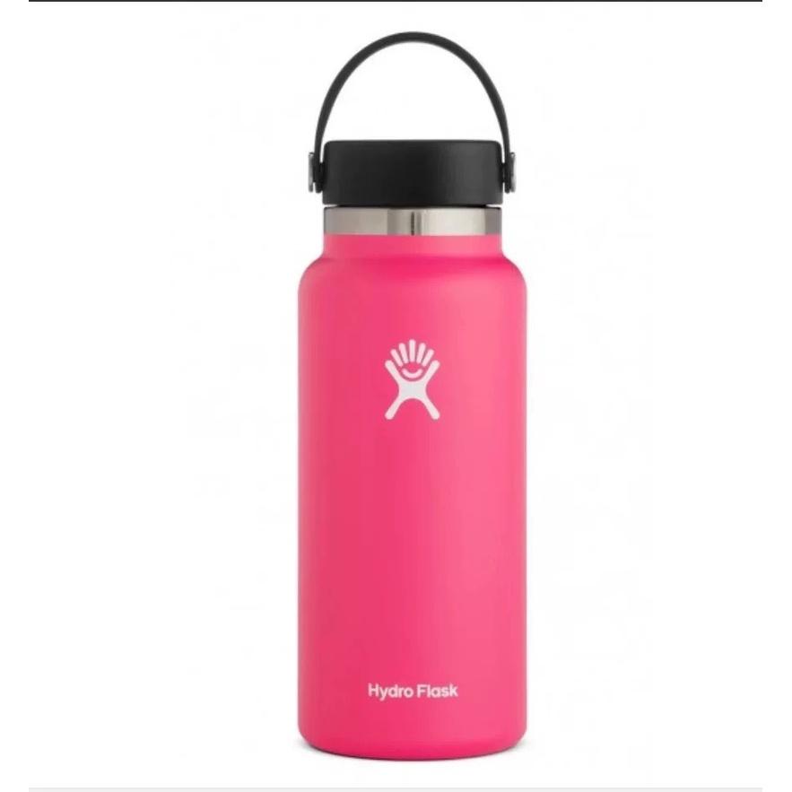 Bình Giữ Nhiệt Chân Không Miệng Rộng Vỏ Rơm Hydro Flask, Bình Cách Nhiệt Thép Không Gỉ, Chai Nước Miệng Rộng Thể Thao