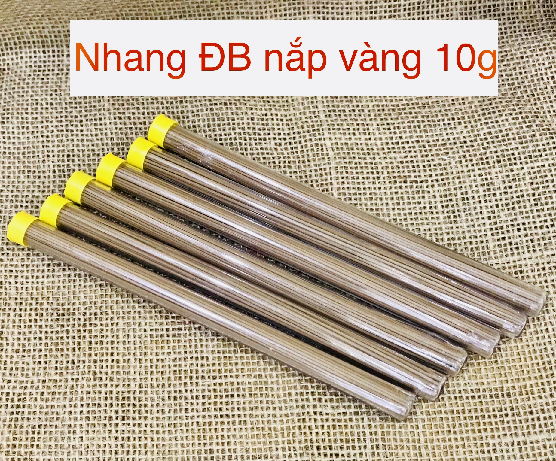 Nhang Không Tăm Trầm Hương Đặc Biệt nắp Vàng- Thơm đậm đà Trầm Nha Trang, gia tăng vượng khí, thư giãn