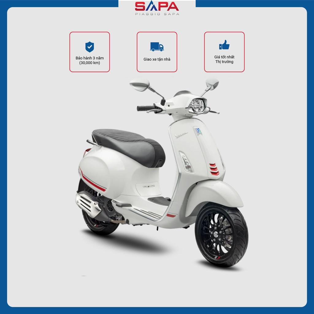 Xe Tay Ga Vespa Sprint S 150 Màu Trắng White Innocenza