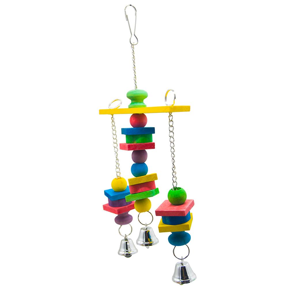 Parrot Toys Bird Swing Bite Chewing Hanging Toys Cage Decoration Type 1