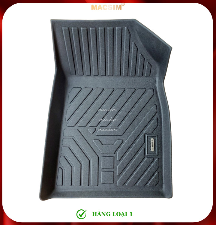 Thảm lót sàn xe ô tô MG5 (sd) Nhãn hiệu Macsim chất liệu nhựa TPE cao cấp màu đen