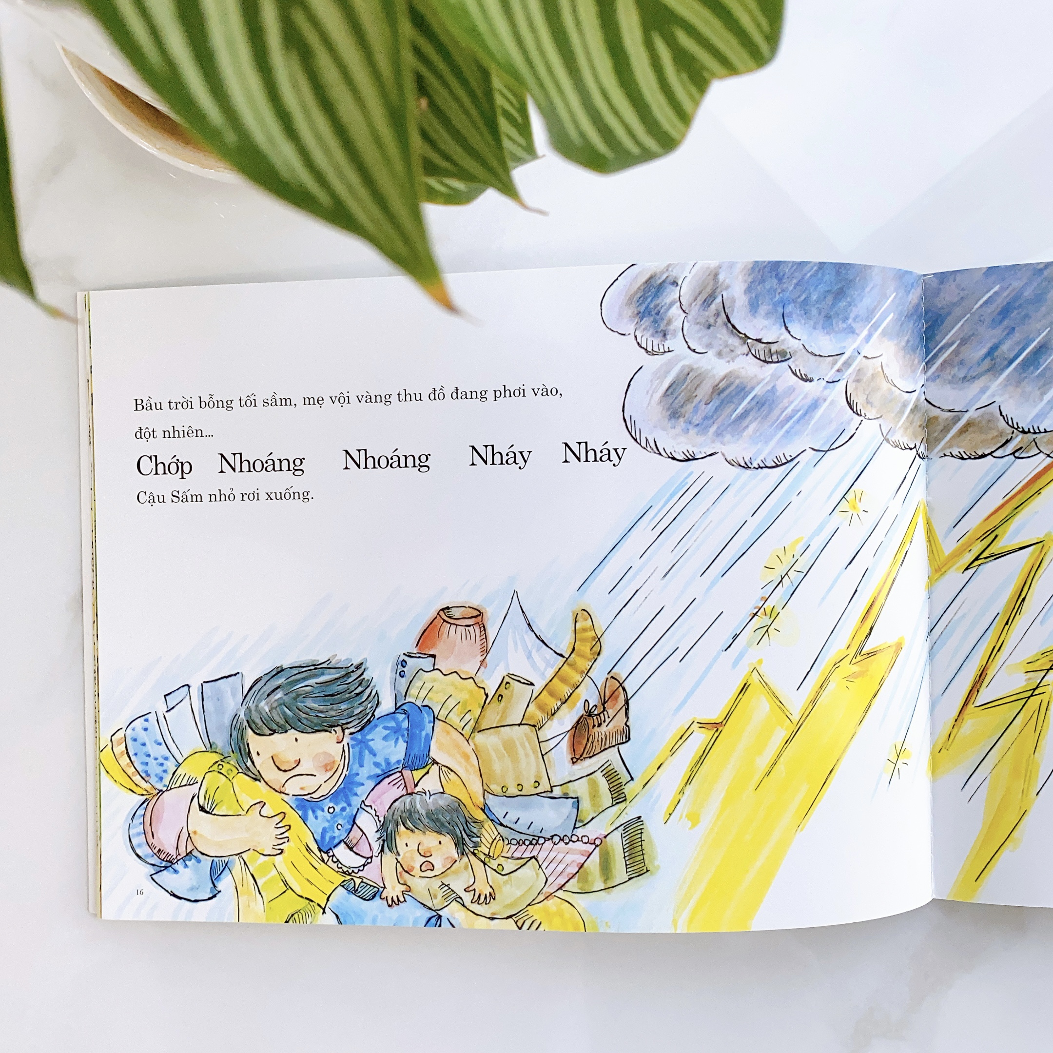 Ehon - Phát triển tư duy - Mẹ Giặt Đồ - cho bé 3-6 tuổi.