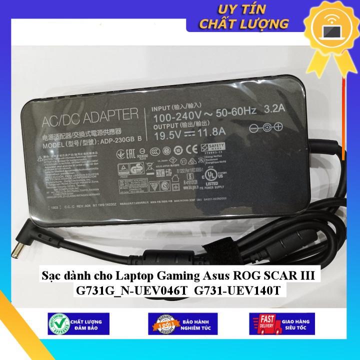 Sạc dùng cho Laptop Gaming Asus ROG SCAR III G731G_N-UEV046T G731-UEV140T - Hàng chính hãng  MIAC1495