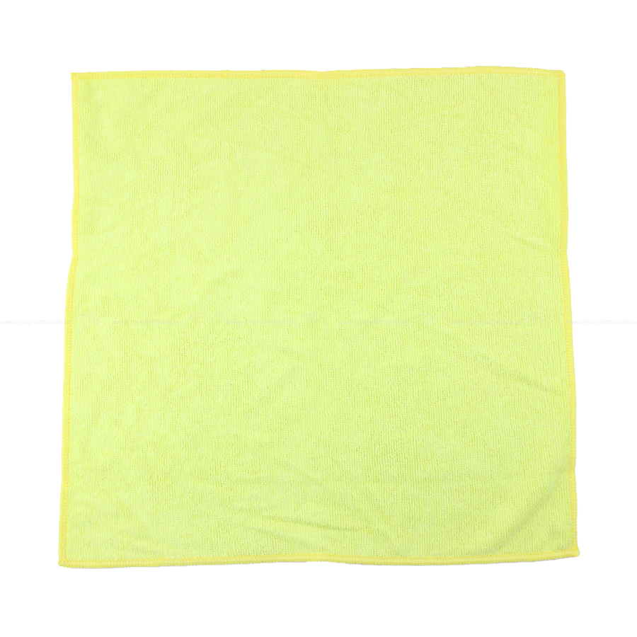 Khăn lau microfiber CIND màu vàng (40*40cm)