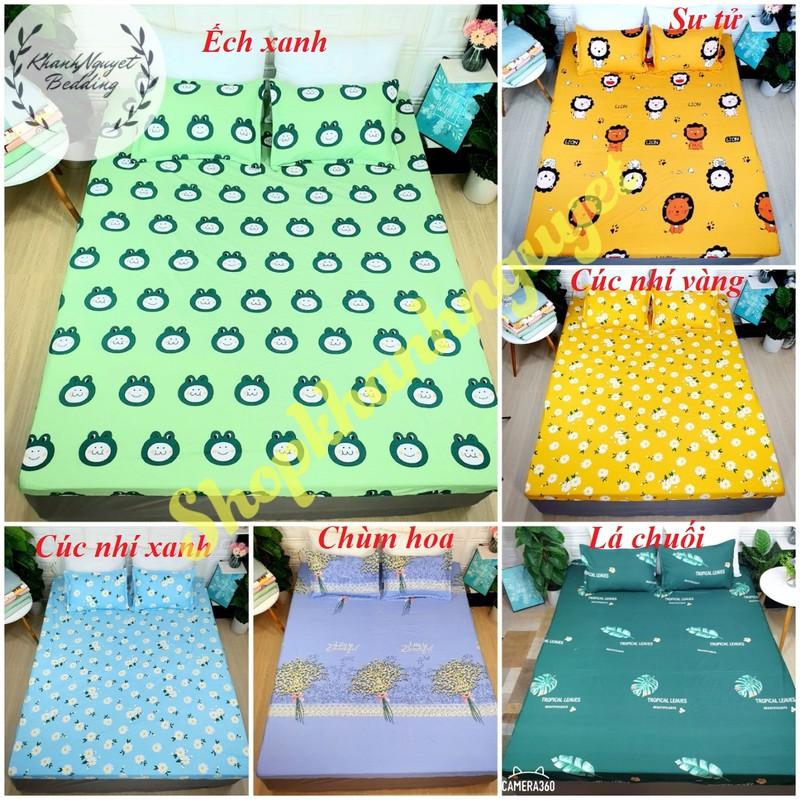 Lẻ = sỉ bộ ga chun cotton poly m6 hoặc m8