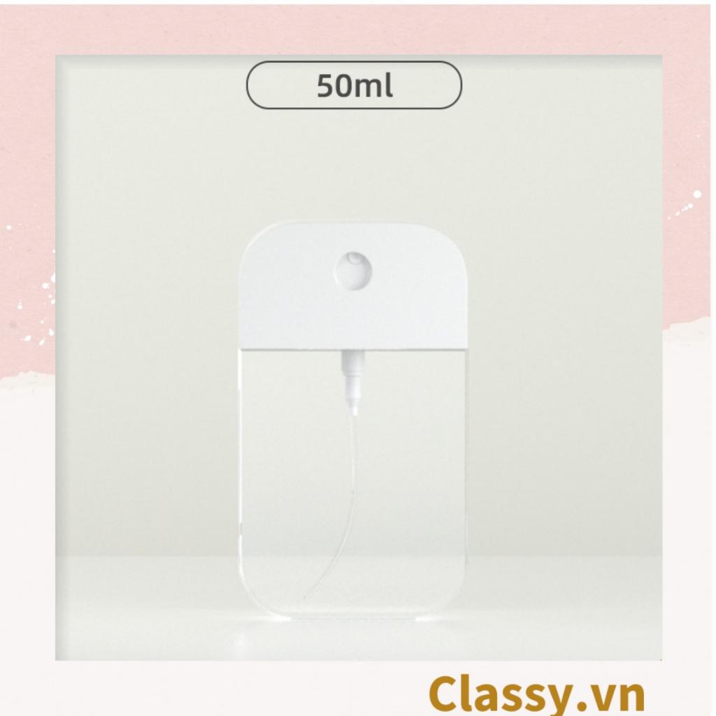 Bình xịt dạng phun sương  Classy 45ml, dùng để chiết mỹ phẩm tiện lợi mang theo bên người PK1255