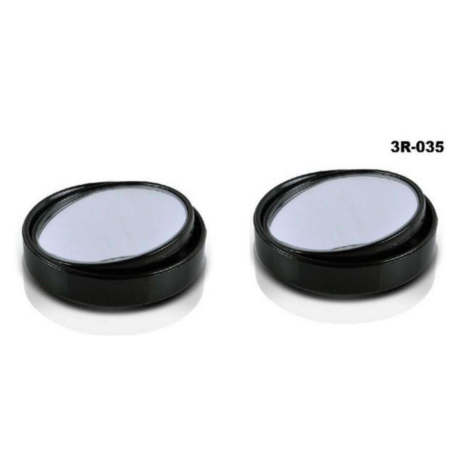 Bộ 2 gương phụ ô tô 3R-035 điều chỉnh 360 độ 206017