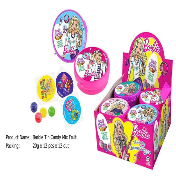 KẸO HỘP BARBIE HƯƠNG TRÁI CÂY (DAISY)