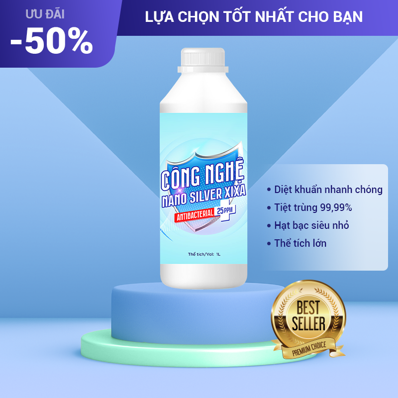 Dung Dịch Xịt Nhà Cửa, Ô Tô Khử Khuẩn Nano Bạc Kháng Khuẩn Hiệu Quả Gấp 10 Lần, An Toàn, Thiên Thiện Với Người Dùng
