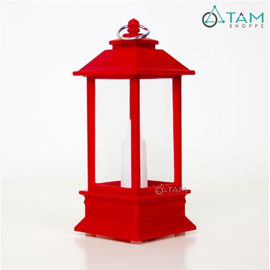 Nhà đèn Giáng sinh điện tử cao cửa trong suốt X-NHDEN-03