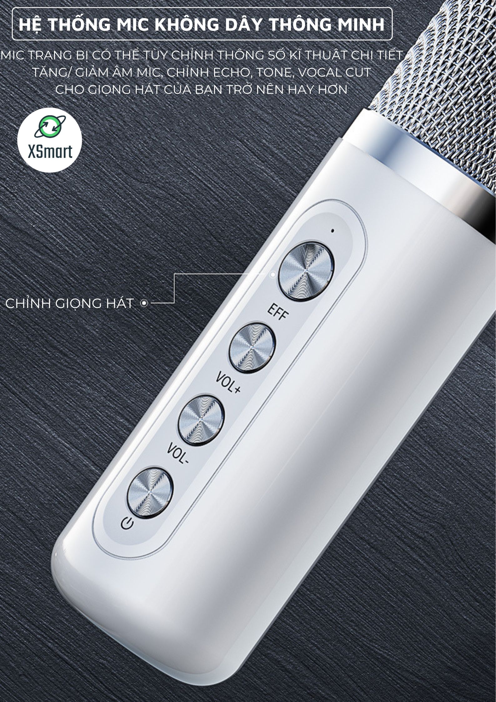Loa Hát Karaoke Thông Minh Bluetooth 203BT NEW 2023 Có Thể Đổi Giọng Để Livestream Có VoiceMod Chỉnh Giọng-Hàng Chính Hãng