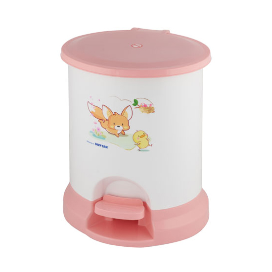 Thùng rác Oval nhí Duy Tân No.217 Giao màu ngẫu nhiên