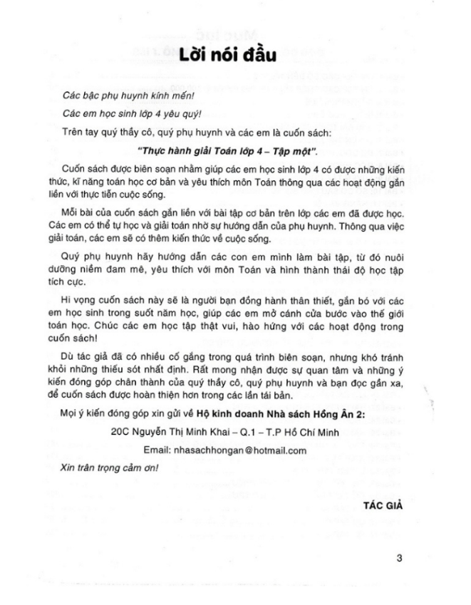 Sách - Thực Hành Giải Toán Lớp 4 Tập 1