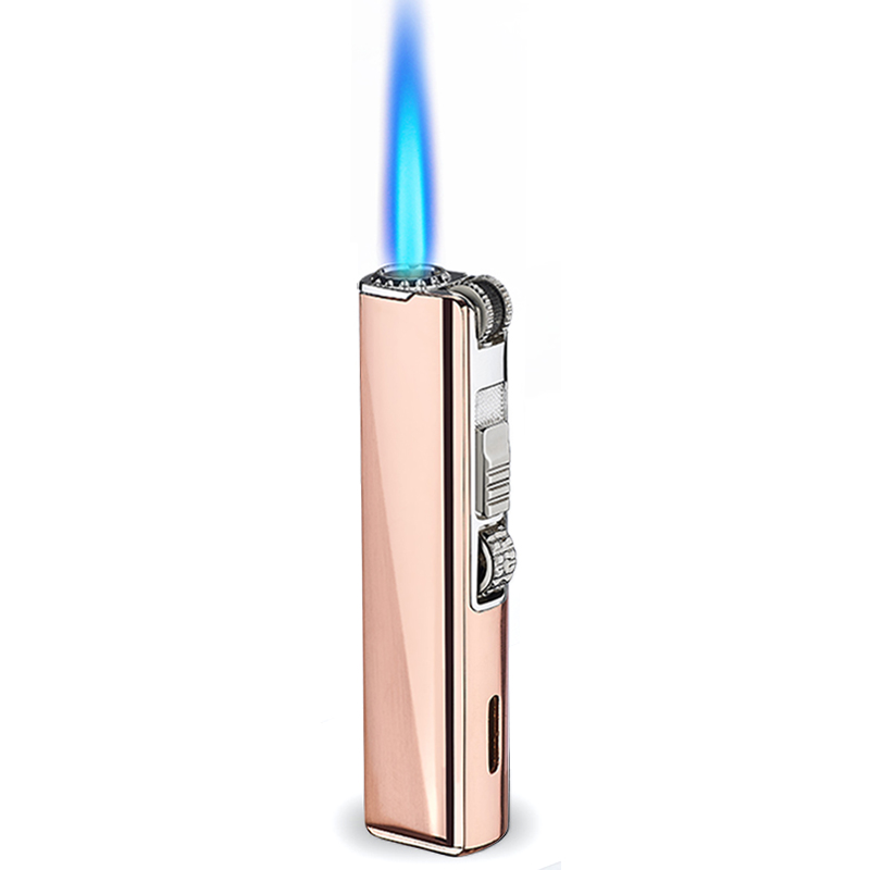 Vỏ Hột Quẹt Bật Lửa Gas Khò 1 Tia Focus Z002 Có Khóa An Toàn, Nhìn Rõ Lượng Gas - Nhiều Màu