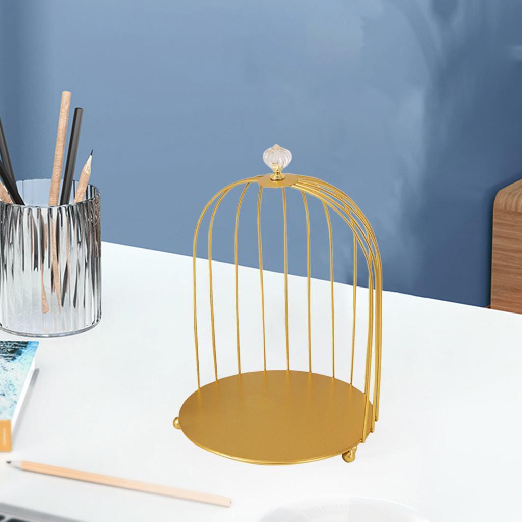 Desk Perfume Organizer Countertop Makeup Rings Rack Holder Shelf 1-Tier