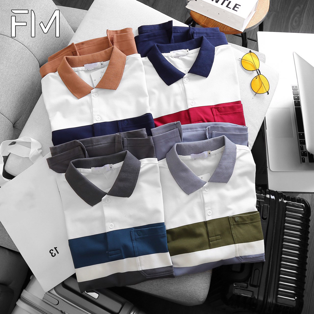 Áo Polo nam cổ bẻ ngắn tay, chất liệu cao cấp, thoáng mát, bền màu, thiết kế trẻ trung – FORMEN SHOP – FMPS143