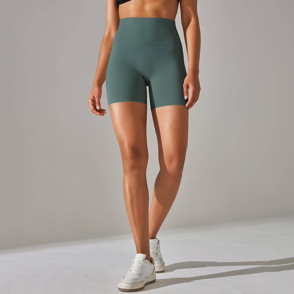 Quần short yoga quần short thể dục nữ chạy xe đạp xe đạp quần short thể thao thoáng khí Color: Cocoa Size: XL
