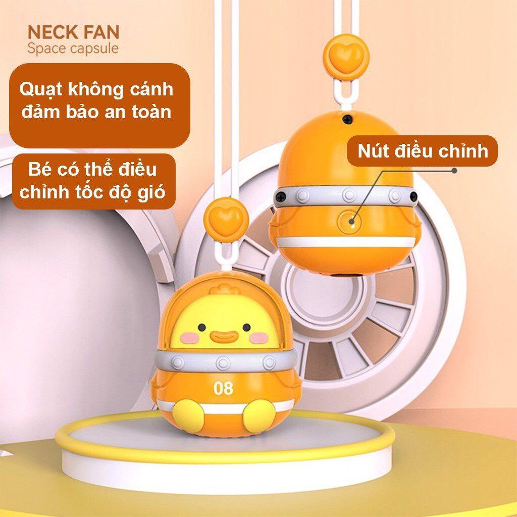 ️HOT SUMMER 2023️ ĐỒ CHƠI QUẠT MINI ĐEO CỔ HÌNH DỄ THƯƠNG NECK FAN KHÔNG CÁNH, SẠC USB NHỎ GỌN, TIỆN LỢI CHO MÙA HÈ