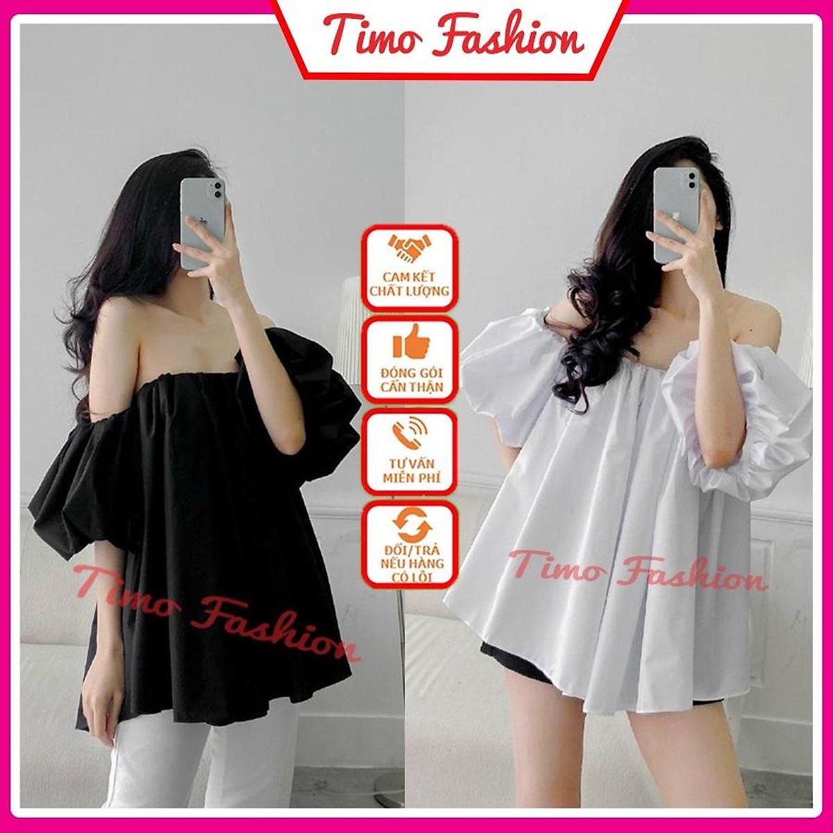 Áo trễ vai, áo hở vai nữ đẹp bèo tay phồng rộng dễ thương, mặc đi chơi, siêu hot trend, aloha