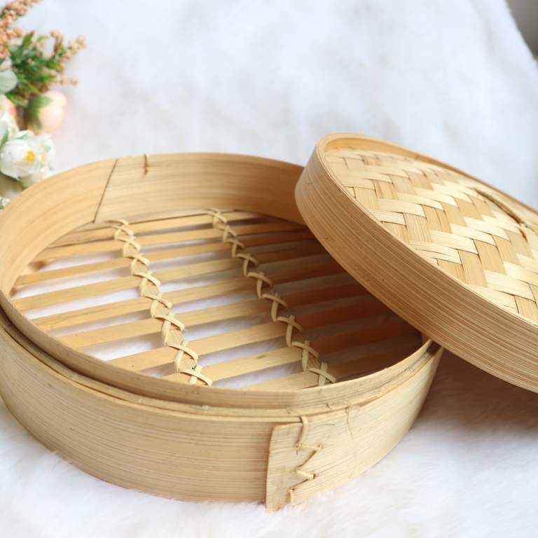 Xửng Hấp Bằng Tre - Chắc Chắn - Mau Chín Thực Phẩm - Đan Tinh Tế - 100% Thiên Nhiên