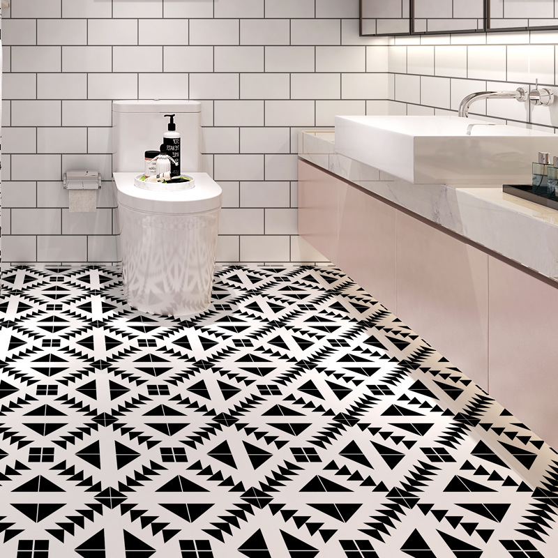 COMBO CUỘN 3 mét decal dán nền dán sàn MŨI TÊN ĐEN KHỔ 60CM KEO SẴN