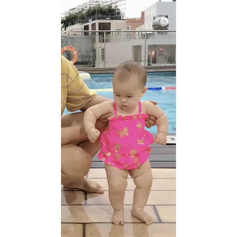 ẢNH THẬT ( 5 -12kg )  Bikini 1 mảnh mẫu bướm kim tuyến 3 màu  - đồ bơi cho bé gái - đồ bơi bé gái hàng xuất-KellyWang