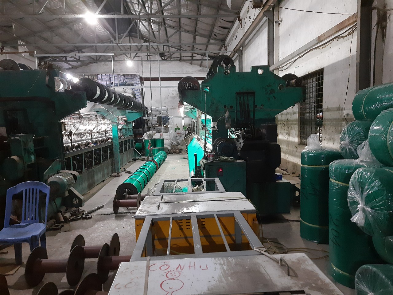 Lưới Chắn Sân Bóng Đá, Bóng Chuyền / Lưới Quây Sân Bóng Sợi Cước Khổ Lưới Cao 4m