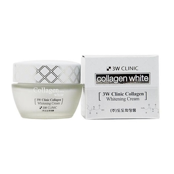 Kem Dưỡng Trắng Da Tinh Chất Collagen 3W Clinic Collagen Whitening Cream (60ml)