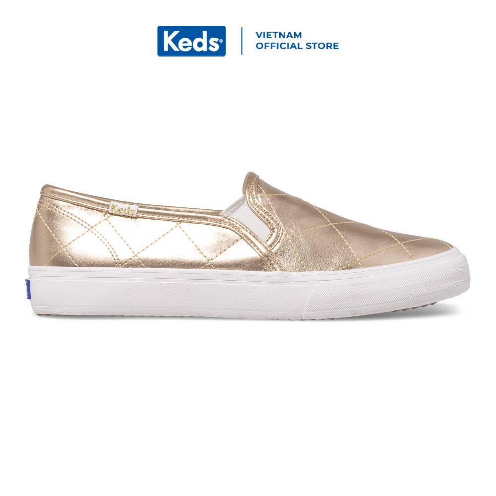 Giày Keds Nữ- Double Decker Quilted PU- KD065602