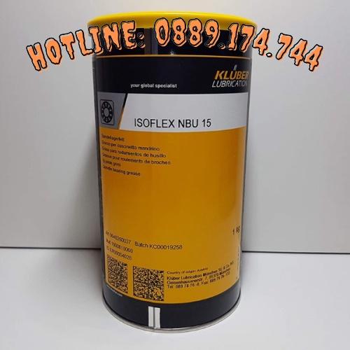 Mỡ bôi trơn Kluber Isoflex NBU 15 (can vàng) (1kg)